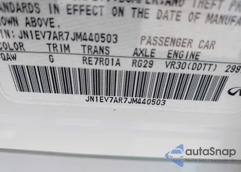 2018 Infiniti Q50 3.0T Luxe из США, поврежденный, VIN JN1EV7AR7JM440503